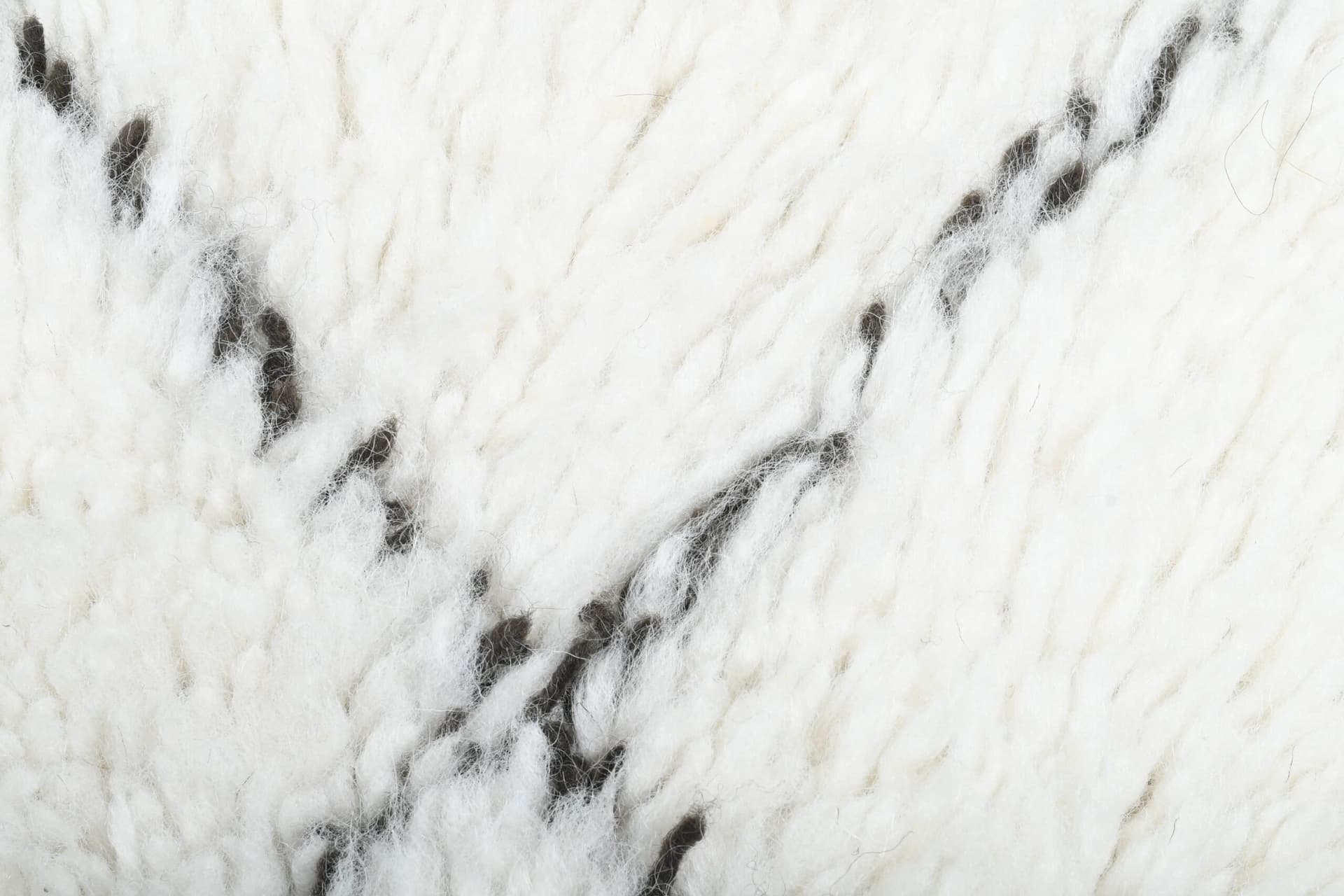 Moroccan Rug Handmade Wool 2x4 - Ivory Black Diamond Boho Minimalist Area Rug for Bedroom Entryway Beni Ourain - Image 8