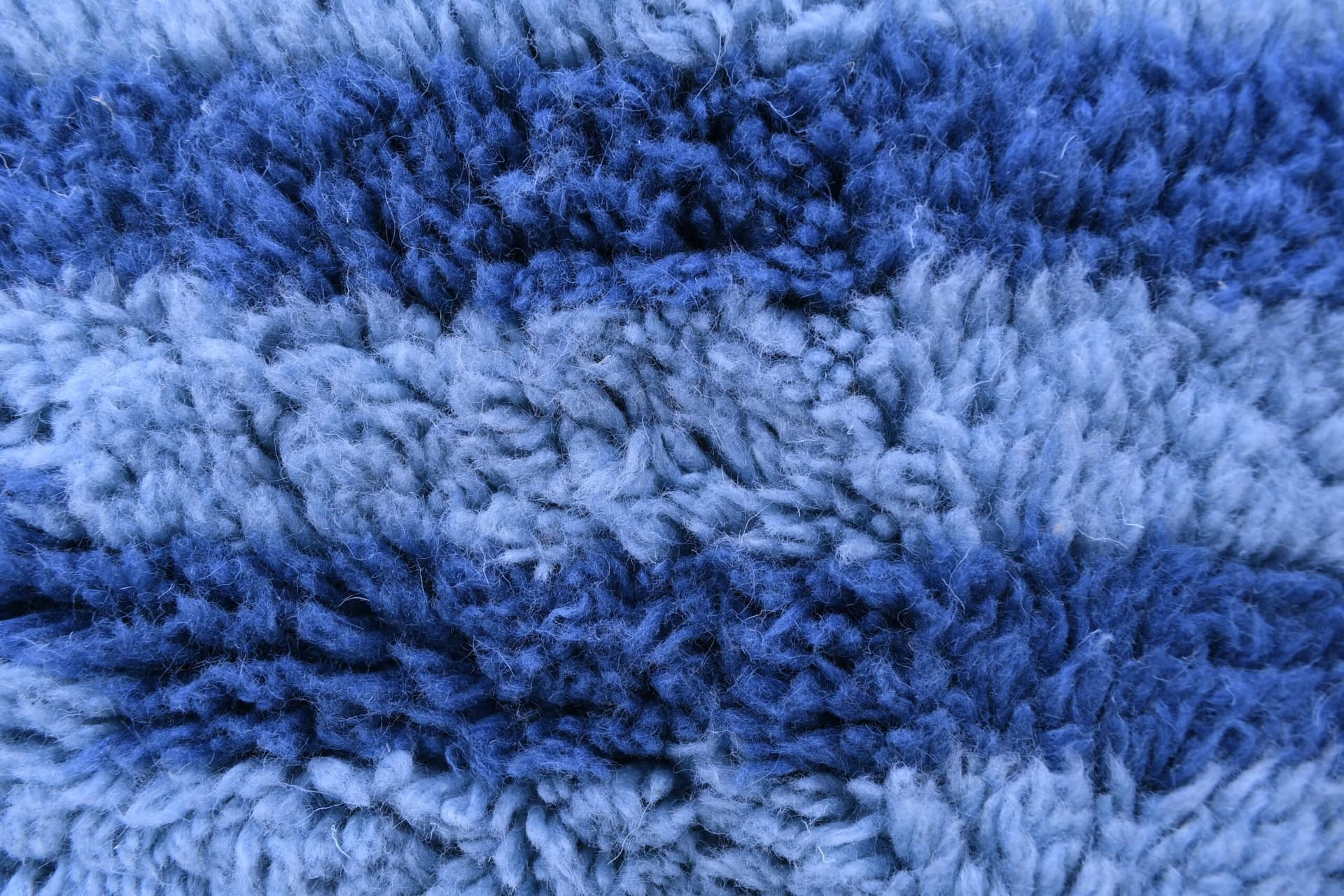 Moroccan Rug Handmade Wool 7x10 - Blue Minimalist Modern Area Rug for Living Room Bedroom - Authentic Mrirt Berber - Image 11