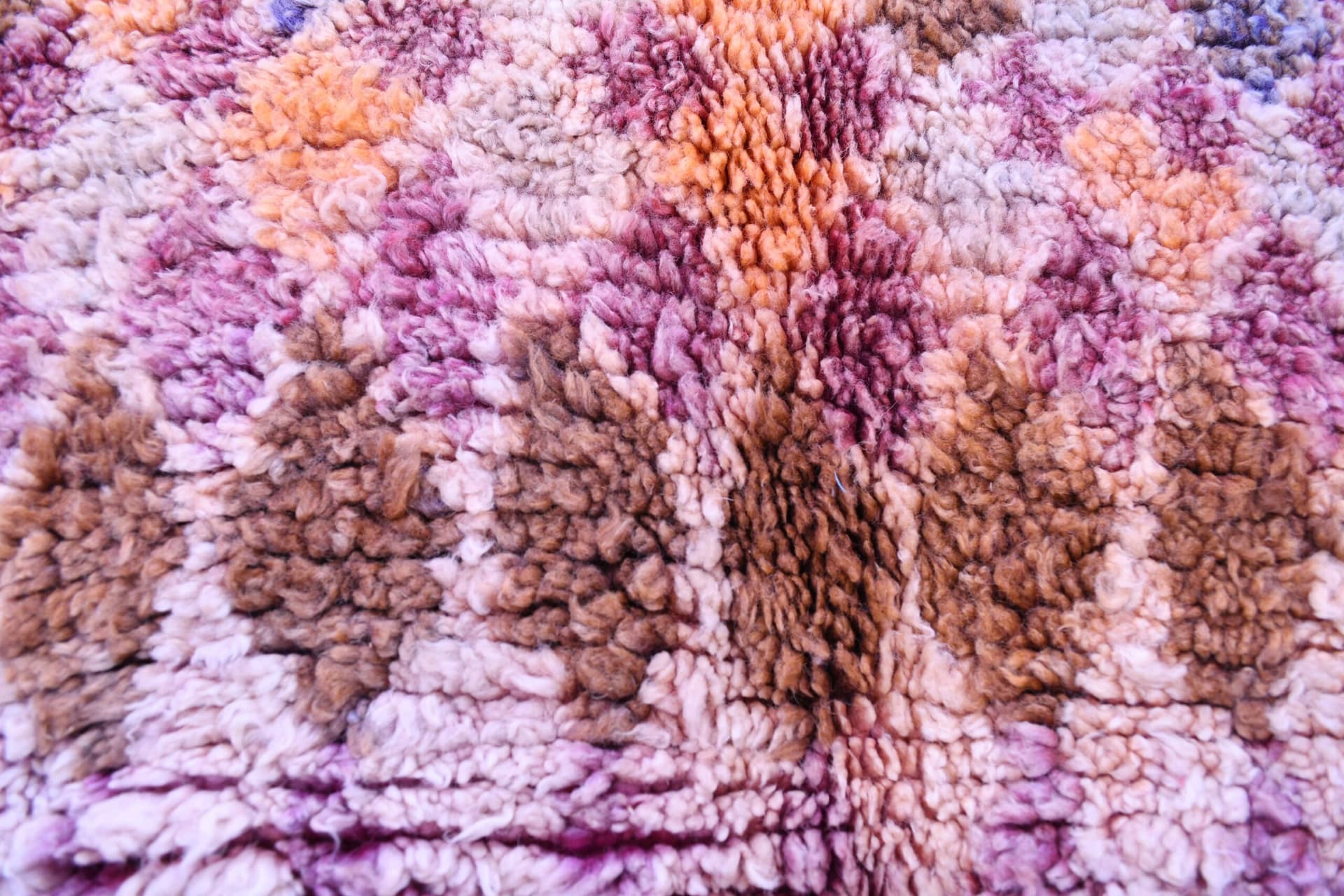 Stunning Moroccan Talsint Wool Rug, 149x344cm, Purple Handmade Bohemian Decor - Image 10